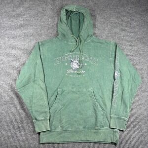 Yesterdays Hogs Breath Hoodie Mens M Destin Florida Pullover Green Graphic